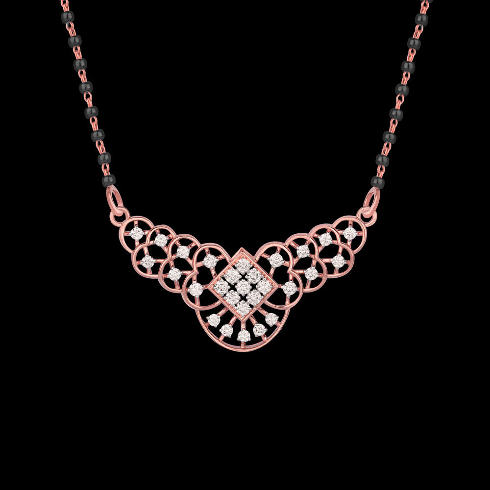 14K Rose Gold Diamond Tanmaniya - 1.15ct VVS-VS-GH