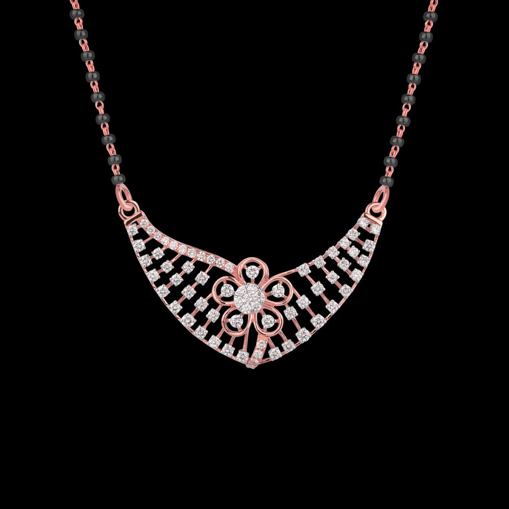18K Rose Gold Diamond Tanmaniya - 1.4ct VVS-VS-GH