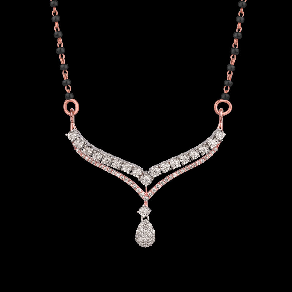 14K Rose Gold Diamond Tanmaniya - 0.59ct VVS-VS-GH