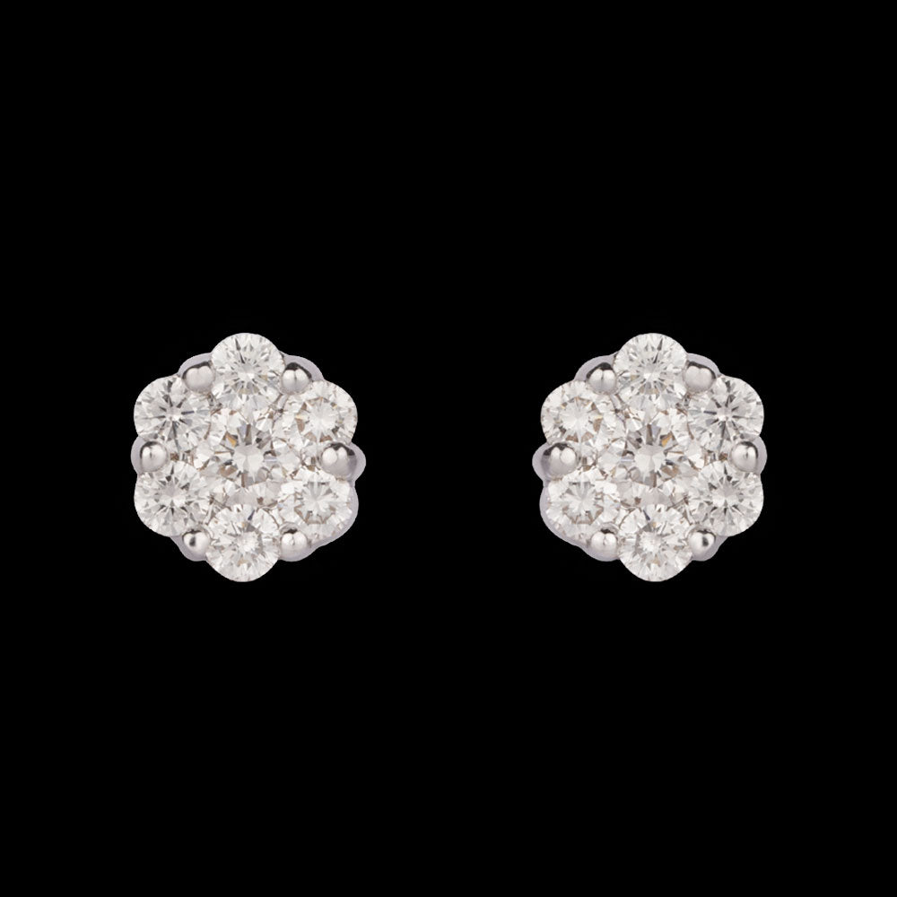 14K Rose Gold Diamond Earrings - 0.51ct VVS-VS-HI