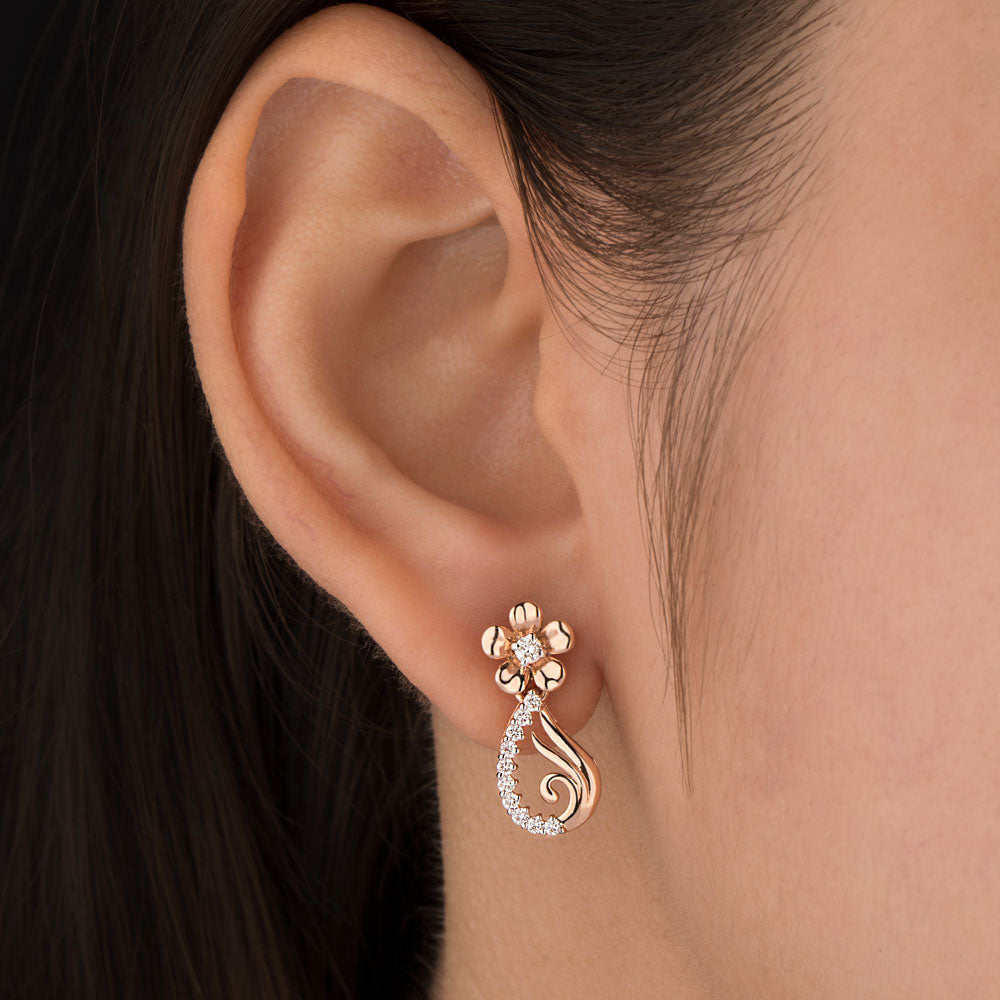14K Rose Gold Diamond Jewellery - 0.3ct VVS-VS-GH