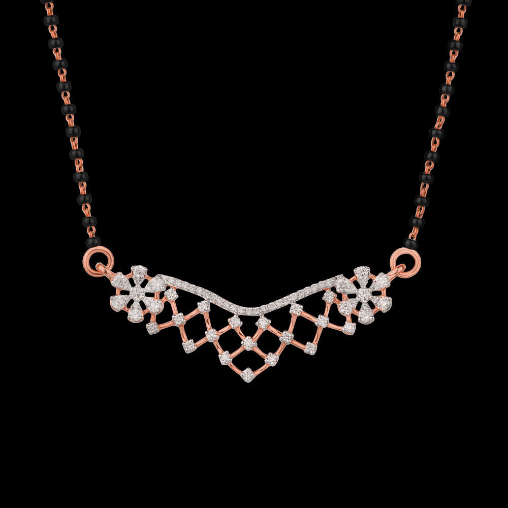 14K Rose Gold Diamond Tanmaniya - 0.65ct VS-SI-FG