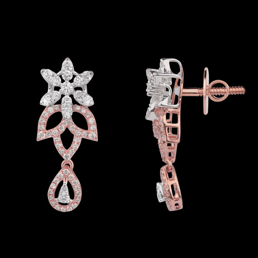 14K Rose Gold Diamond Jewellery - 0.991ct VS-FG