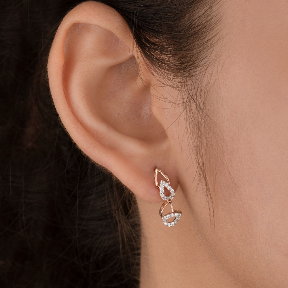 14K Rose Gold Diamond Jewellery - 0.28ct VS-SI-FG