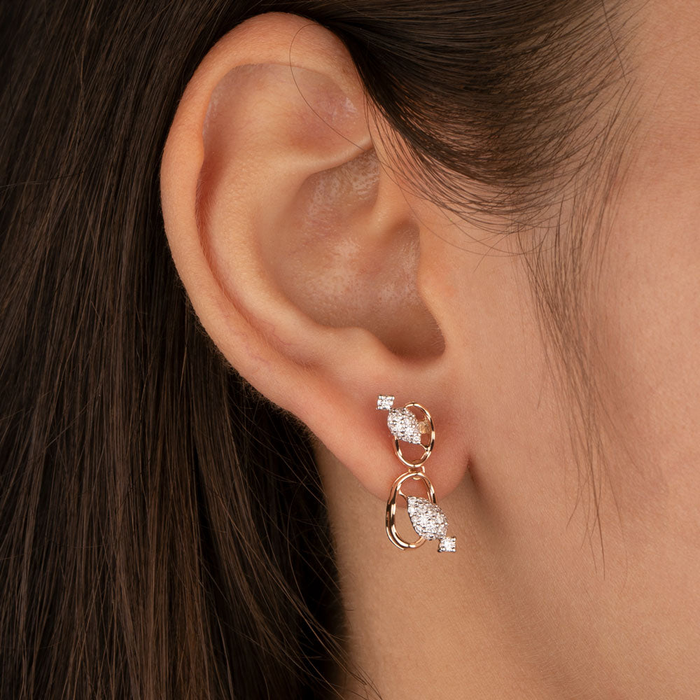14K Rose Gold Diamond Jewellery - 0.48ct VS-SI-FG