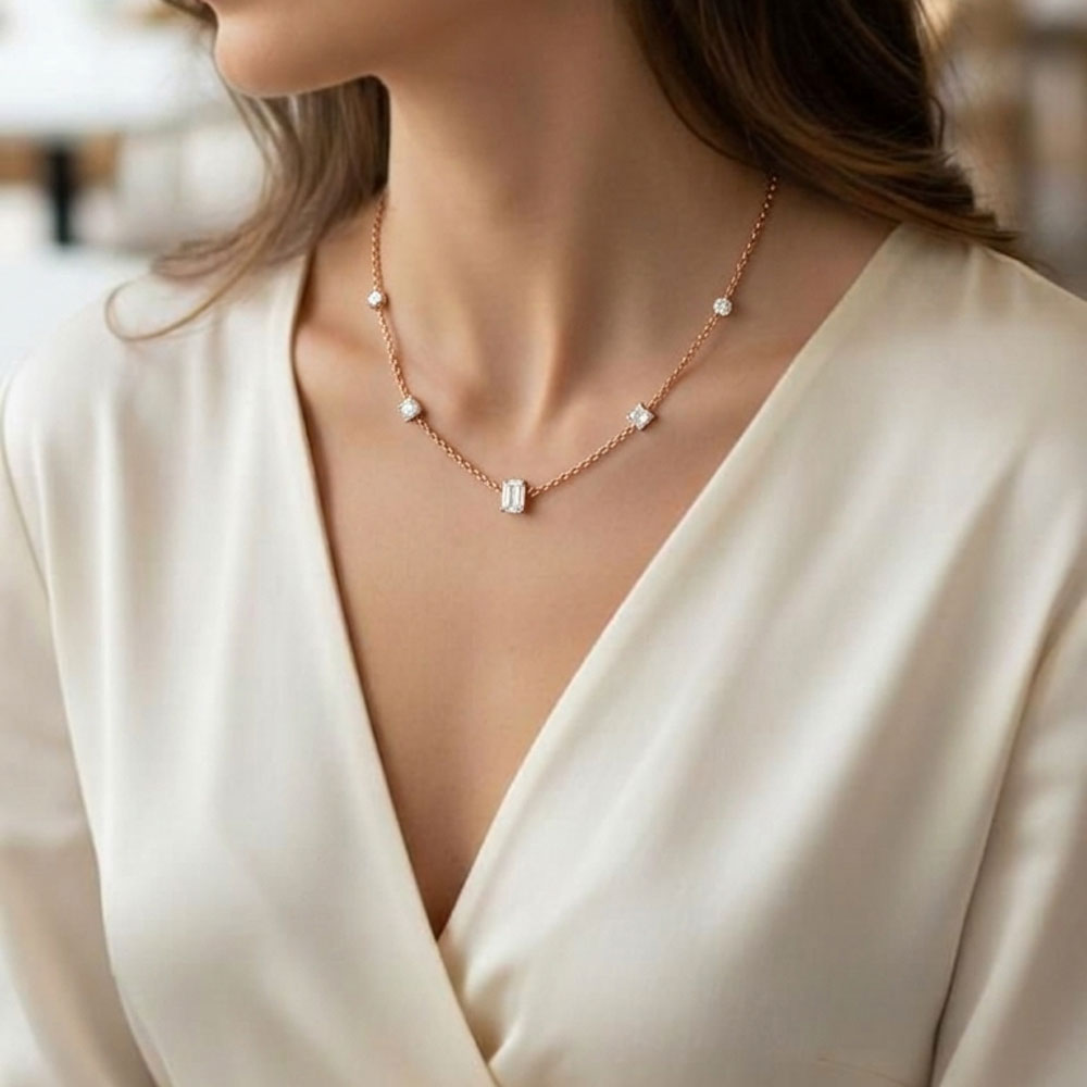 18K Rose Gold Diamond Jewellery - 1.01ct VS-SI-HI