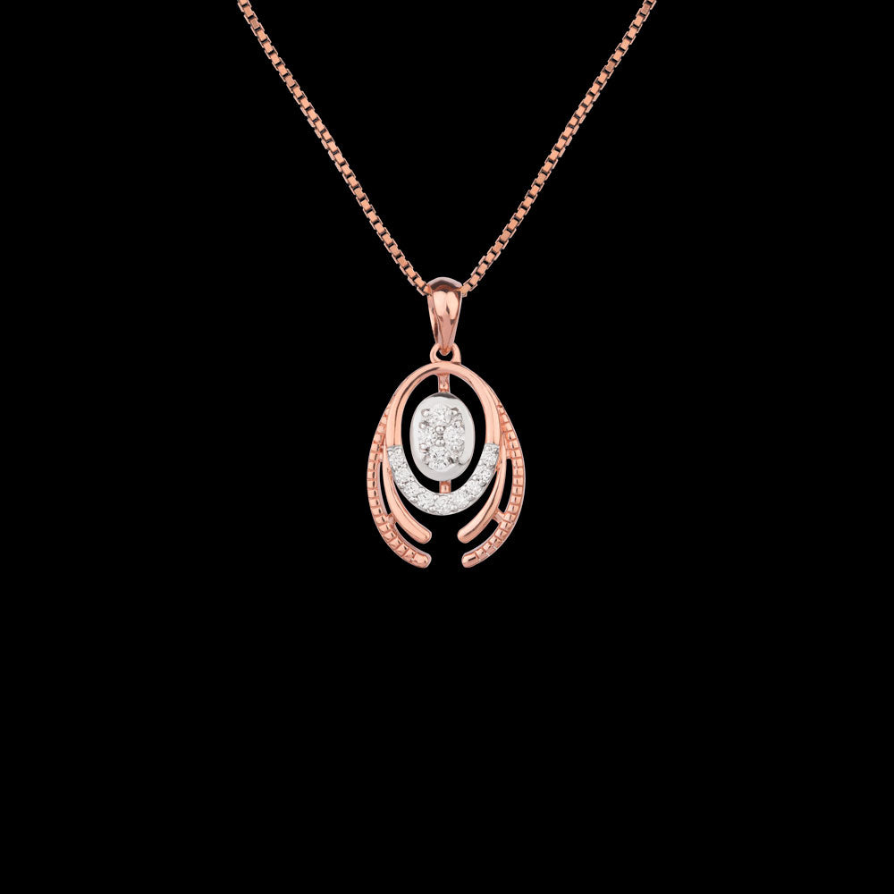 18K Rose Gold Diamond Kada - 0.166ct VVS-FG