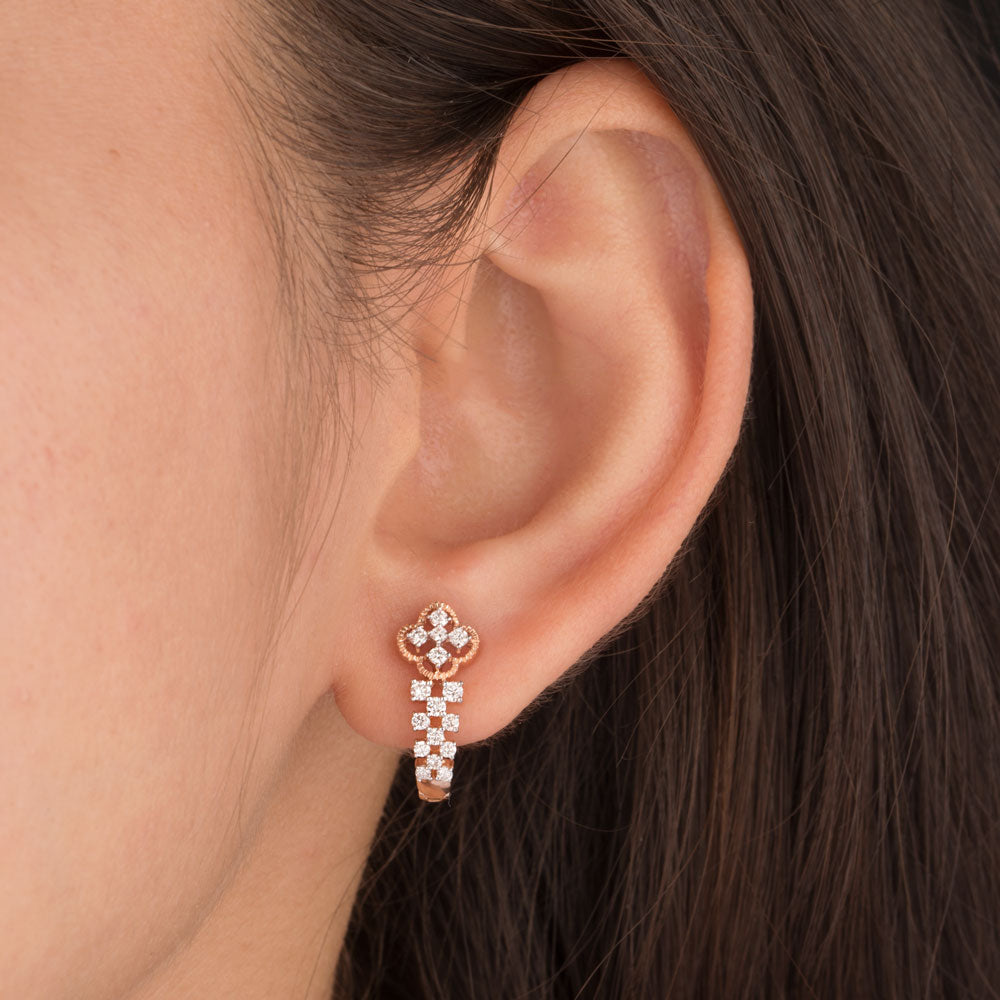 14K Rose Gold Diamond Jewellery - 0.408ct VVS-VS-GH