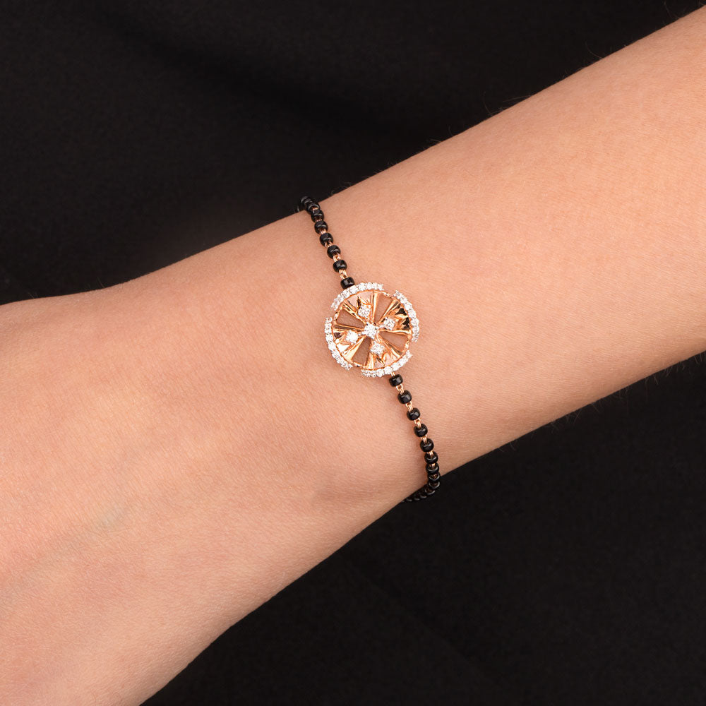18K Rose Gold Diamond Jewellery - 0.311ct VVS-VS-HI with Colour Stones