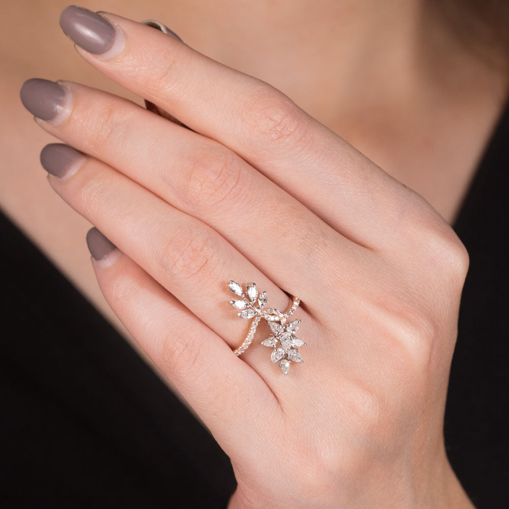 18K Rose Gold Diamond Ring - 0.779ct VVS-VS-GH