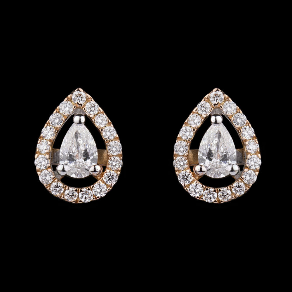 18K Two Tone Gold Diamond Jewellery - 0.46ct VS-FG