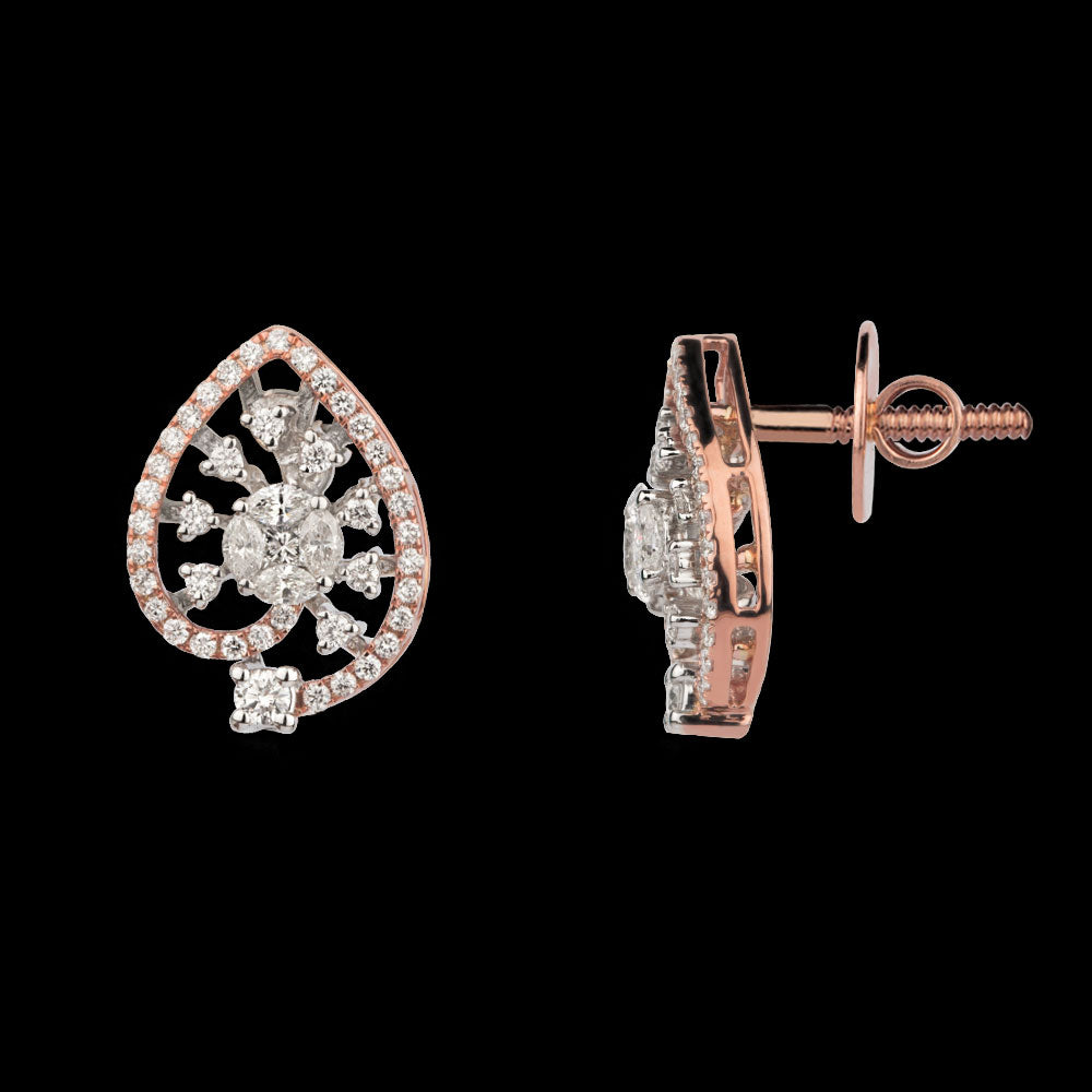 14K Two Tone Gold Diamond Jewellery - 0.88ct VS-FG