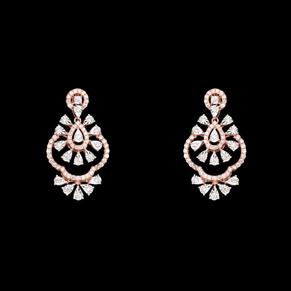 14K Two Tone Gold Diamond Jewellery - 0.79ct VVS-VS-GH