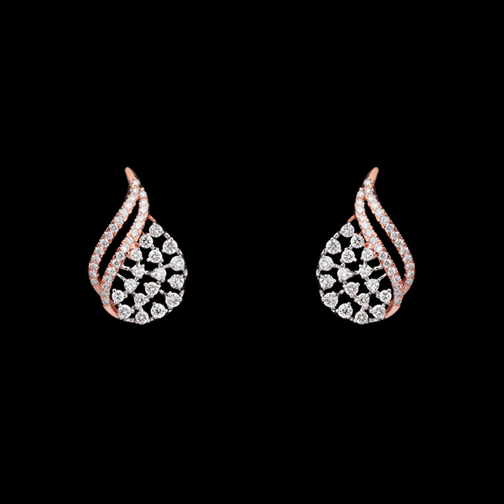 14K Two Tone Gold Diamond Jewellery - 0.85ct VVS-VS-GH