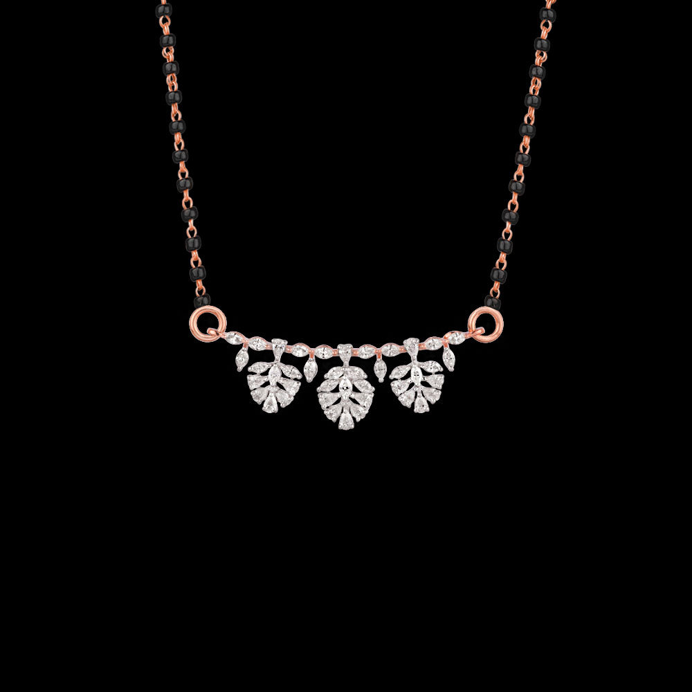 18K Two Tone Gold Diamond Tanmaniya - 0.81ct VVS-EF