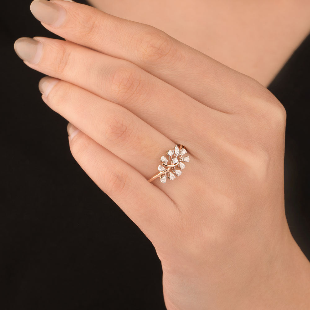 18K Two Tone Gold Diamond Jewellery - 0.43ct VVS-EF