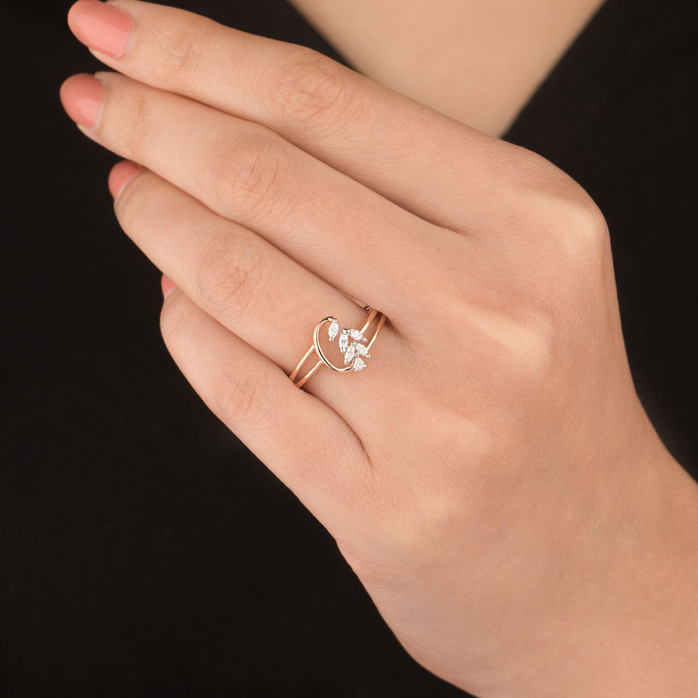 18K Two Tone Gold Diamond Jewellery - 0.25ct VVS-EF