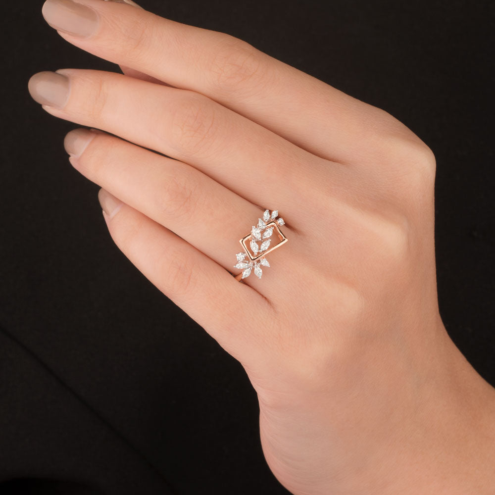 18K Two Tone Gold Diamond Jewellery - 0.45ct VVS-EF