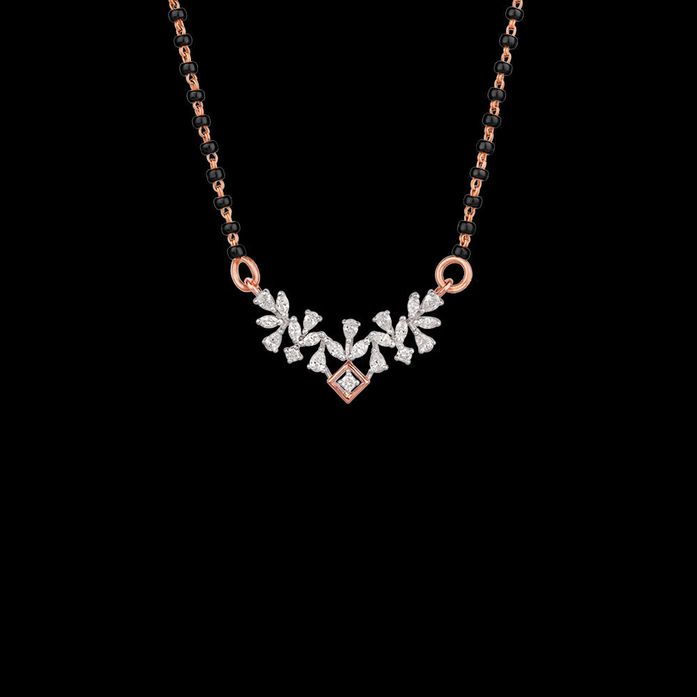 18K Two Tone Gold Diamond Tanmaniya - 0.57ct VVS-VS-EF