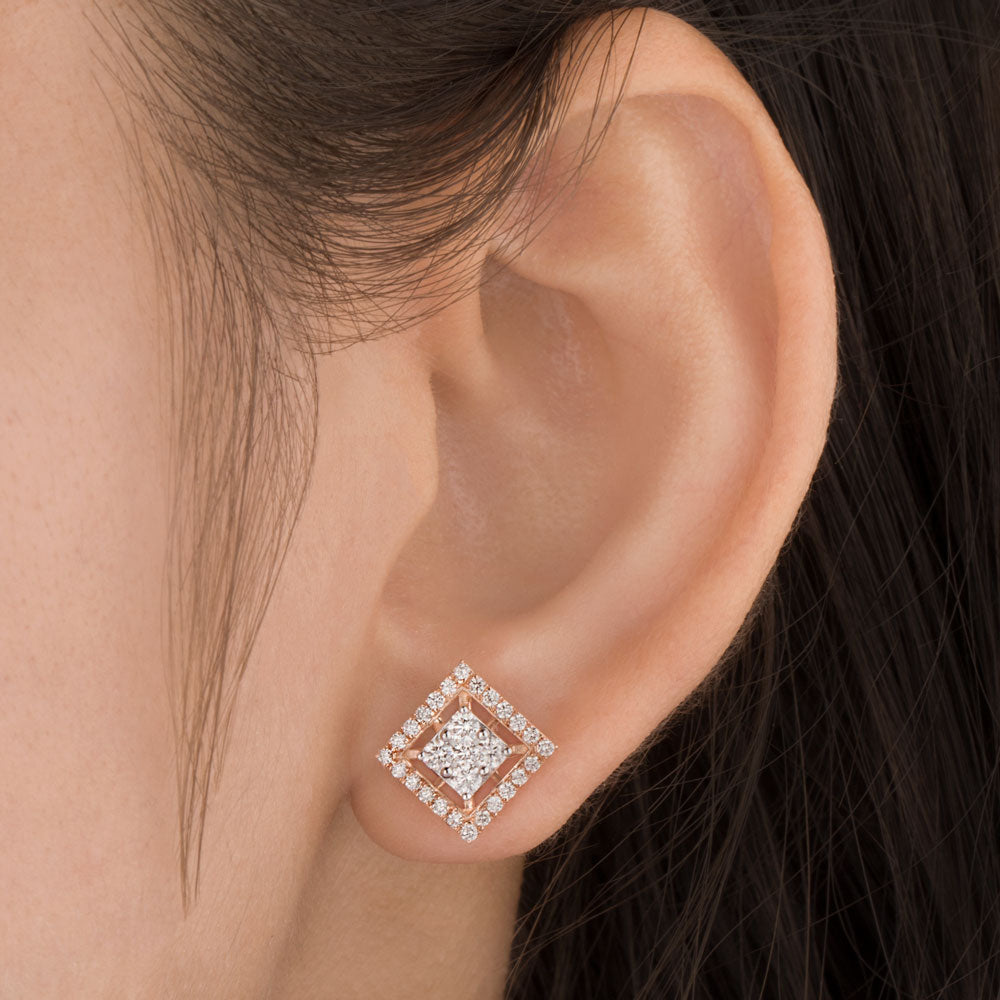 18K Two Tone Gold Diamond Jewellery - 0.704ct VVS-VS-GH