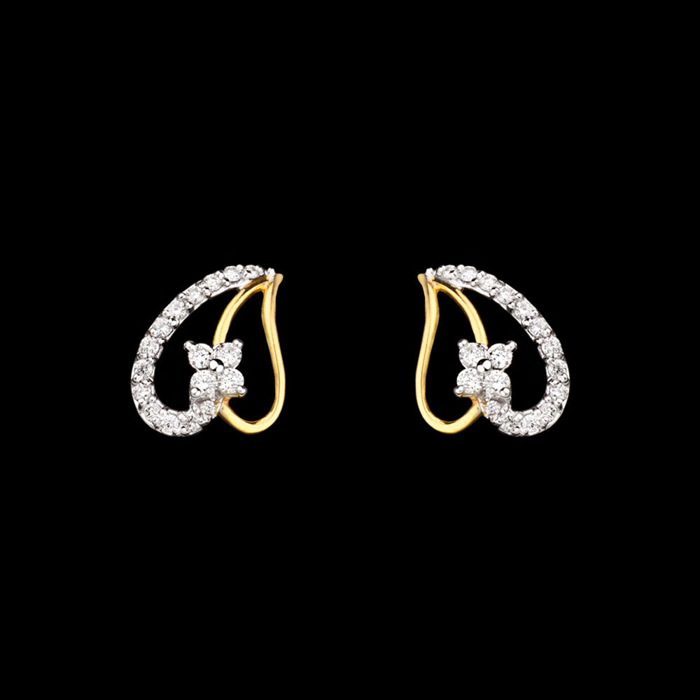 14K Two Tone Gold Diamond Jewellery - 0.3ct VVS-VS-GH