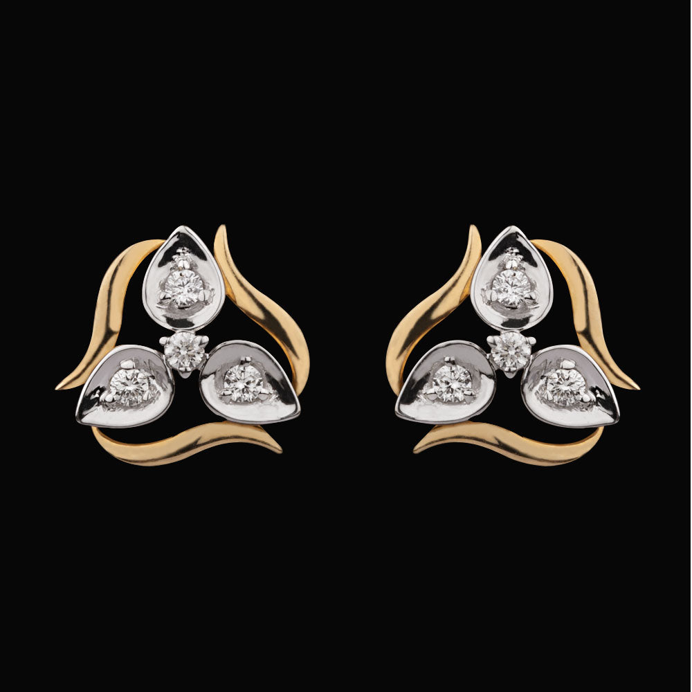 14K Two Tone Gold Diamond Jewellery - 0.17ct VS-HI