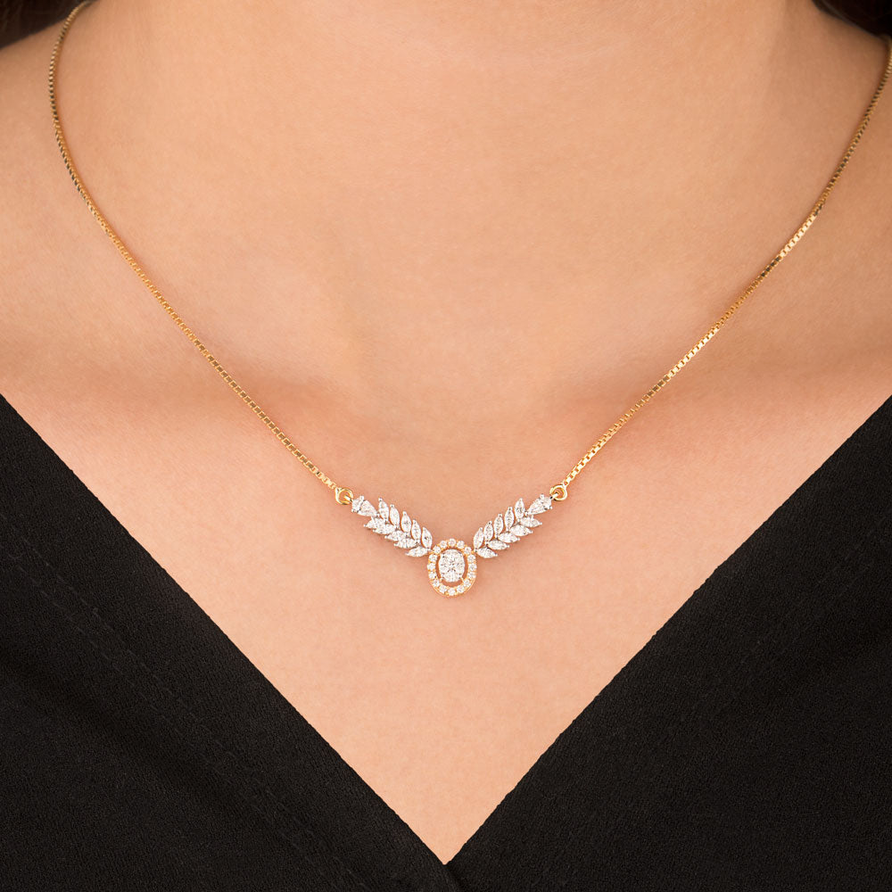 18K Two Tone Gold Diamond Jewellery - 0.741ct VVS-VS-EF