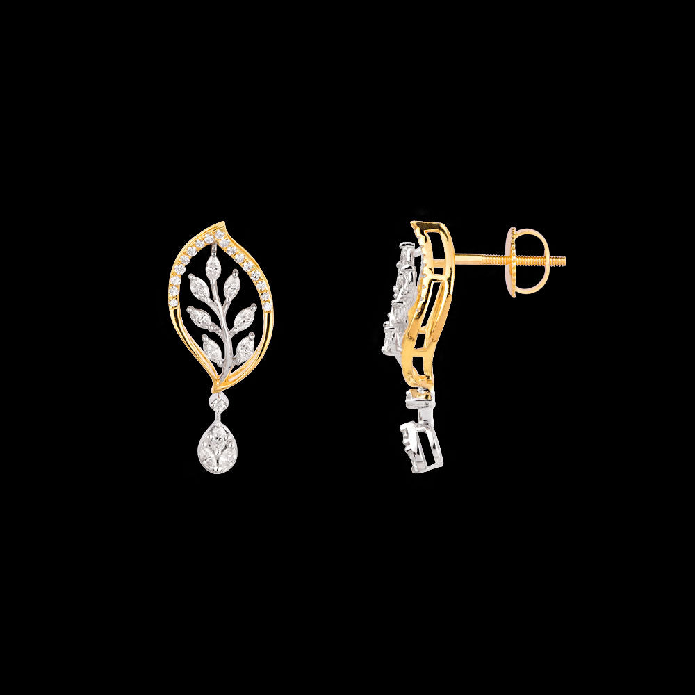 18K Two Tone Gold Diamond Jewellery - 0.657ct VVS-VS-EF