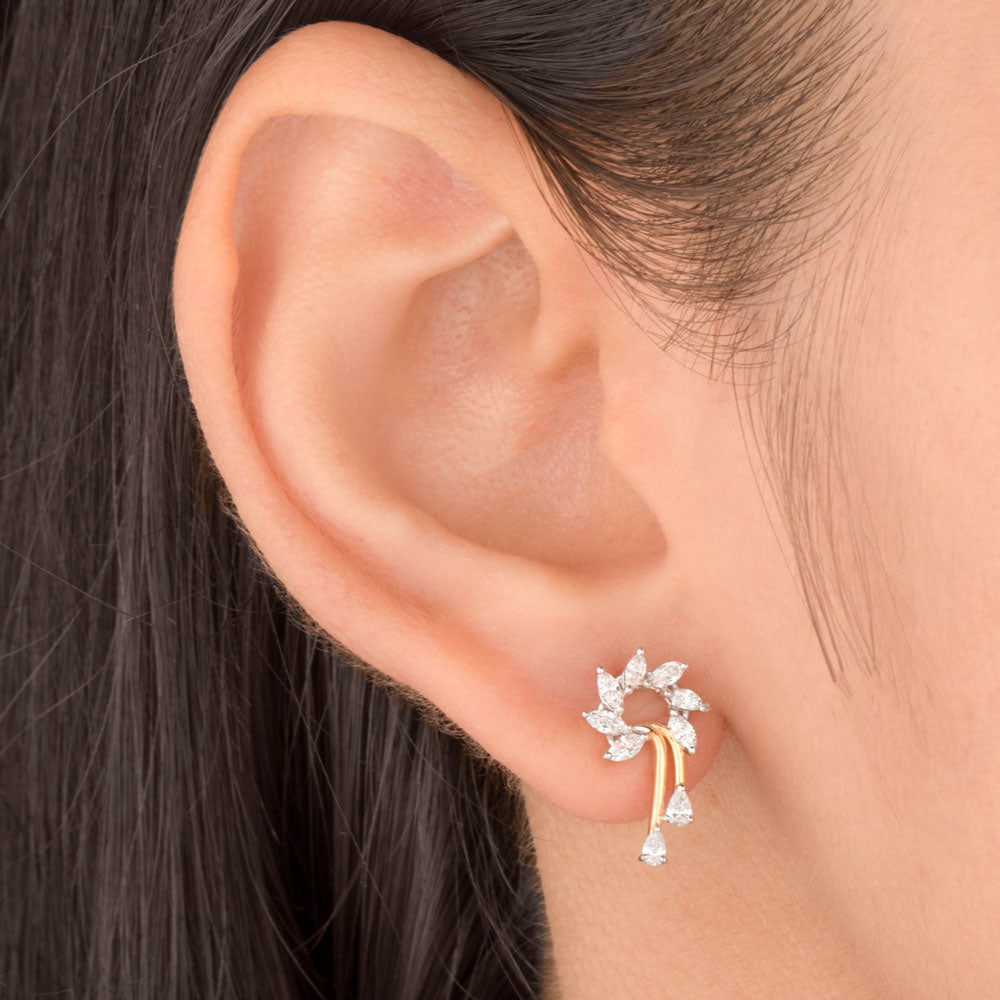 18K Rose Gold Diamond Jewellery - 0.576ct VVS-EF