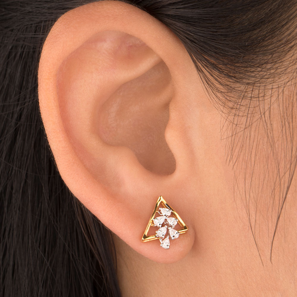 18K Two Tone Gold Diamond Jewellery - 0.251ct VVS-EF