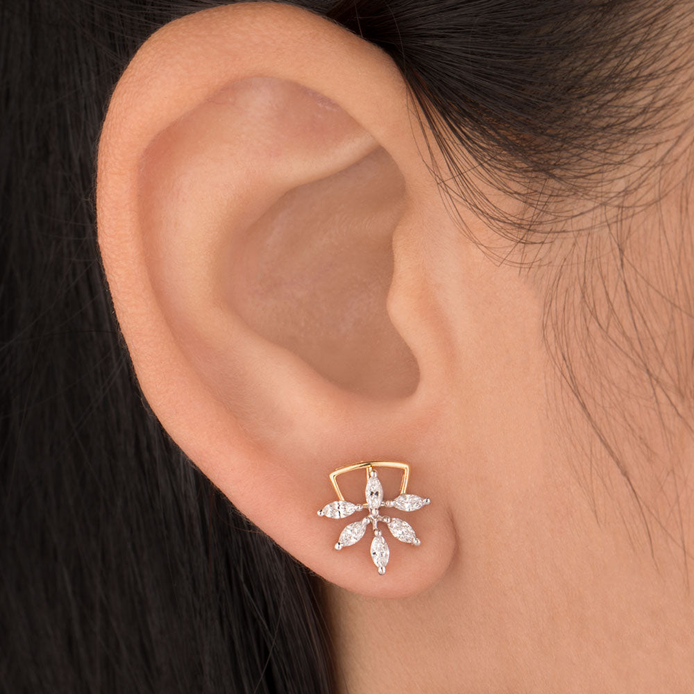 18K Two Tone Gold Diamond Jewellery - 0.27ct VVS-EF