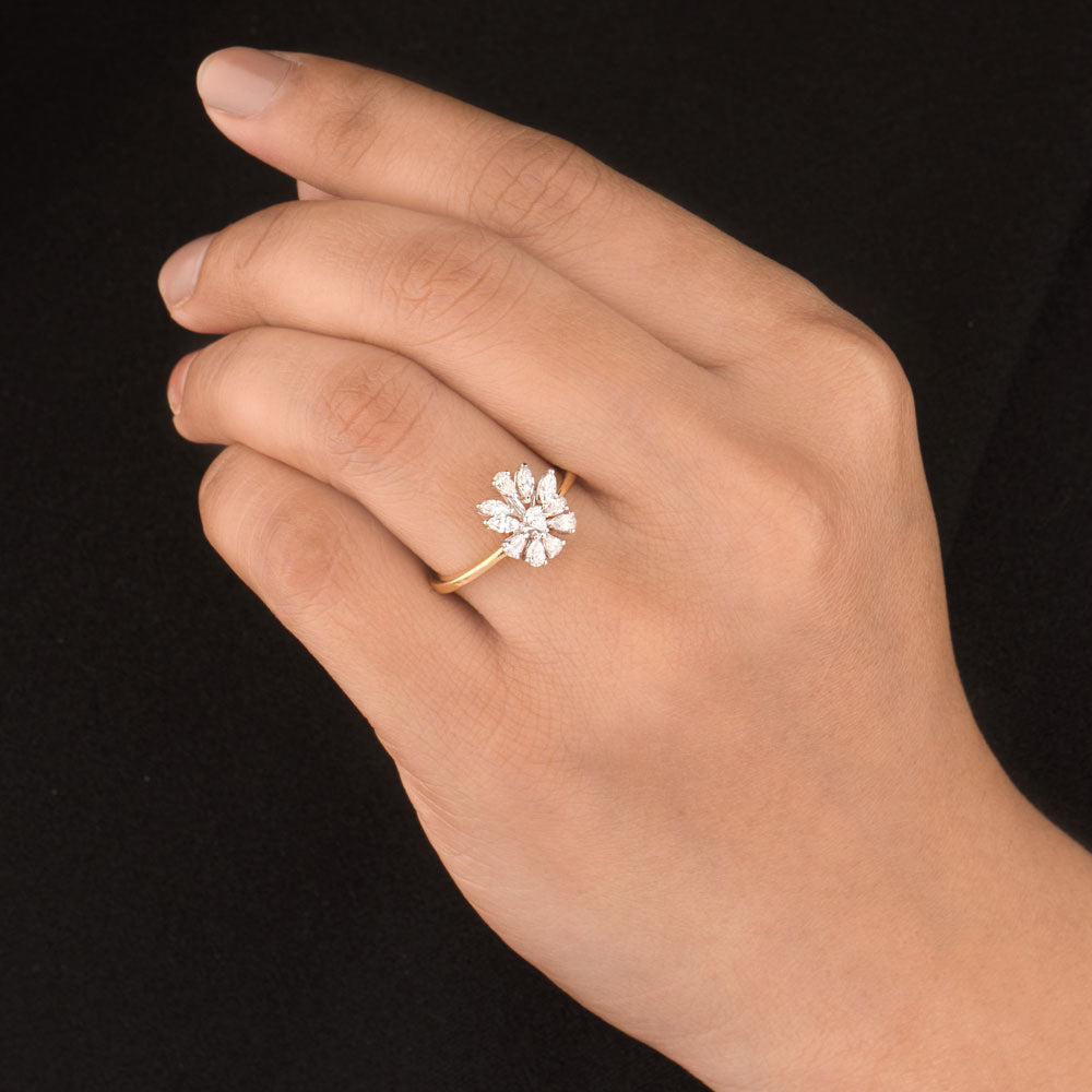 18K Two Tone Gold Diamond Jewellery - 0.36ct VVS-VS-EF
