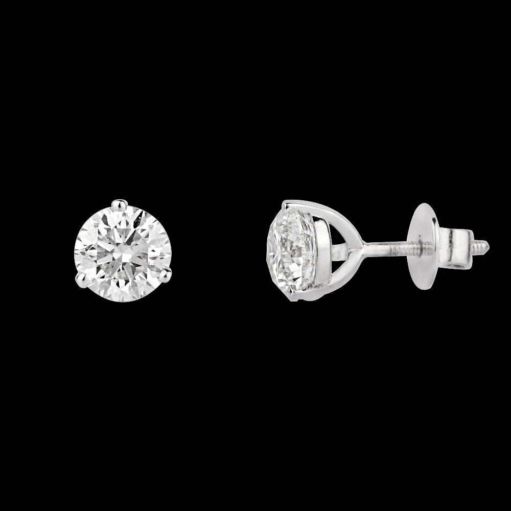 18K White Gold Earrings