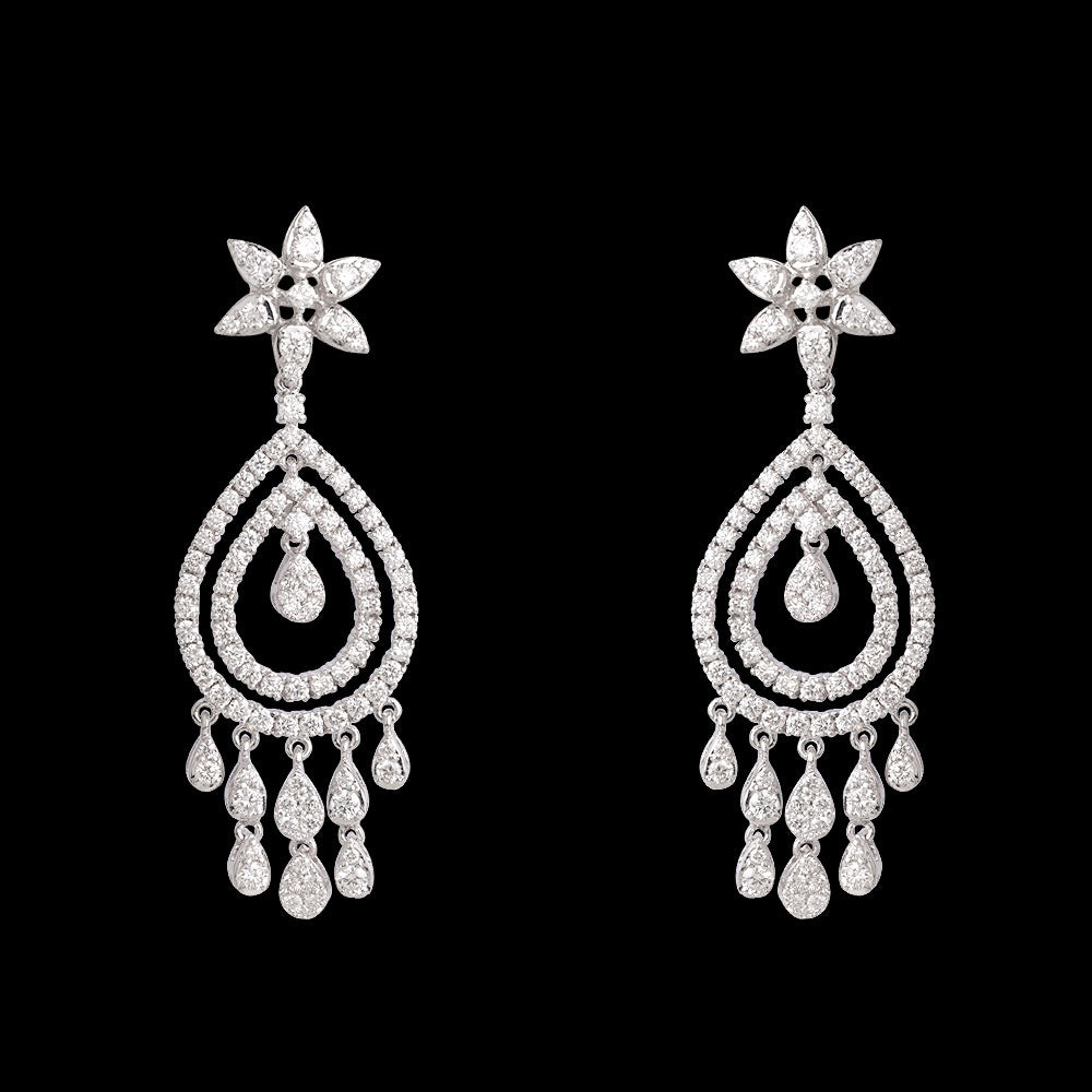 18K White Gold Diamond Jewellery - 4.65ct VVS-VS-HI