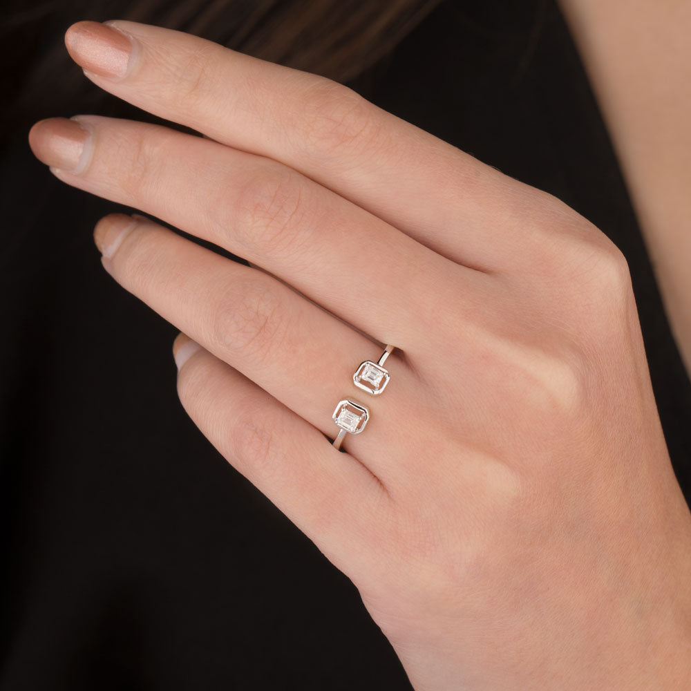 18K White Gold Diamond Ring - 0.261ct SI-FG