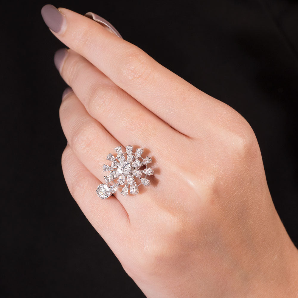 18K White Gold Diamond Ring - 1.927ct VVS-EF