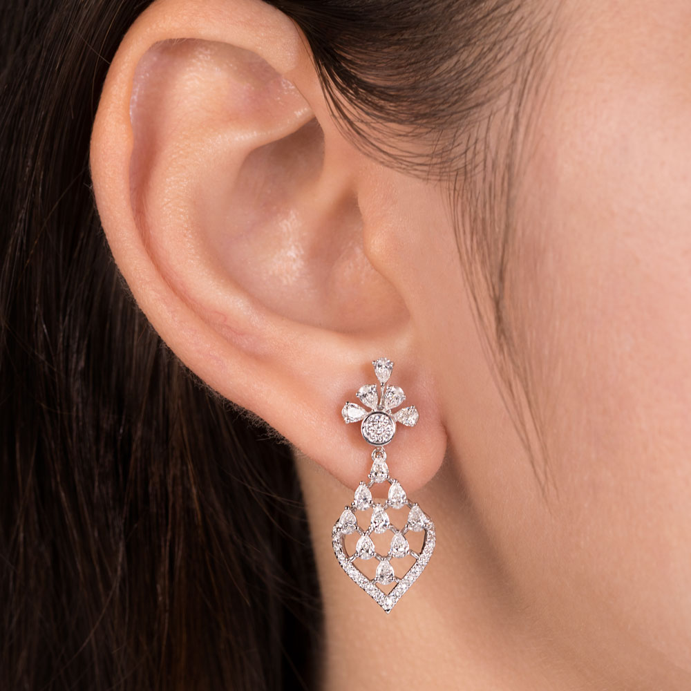 18K White Gold Diamond Jewellery - 1.49ct VVS-EF