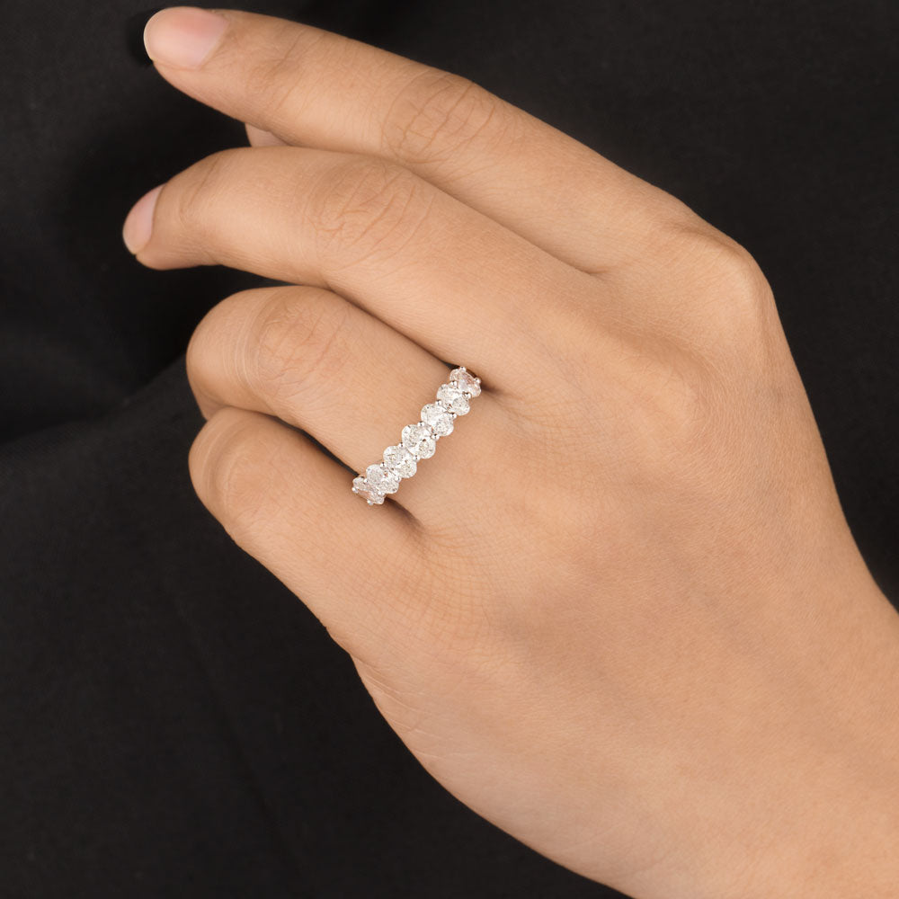 18K White Gold Diamond Ring - 1.319ct VVS-VS-HI