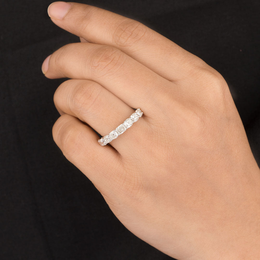 18K White Gold Diamond Ring - 1.592ct VVS-VS-HI