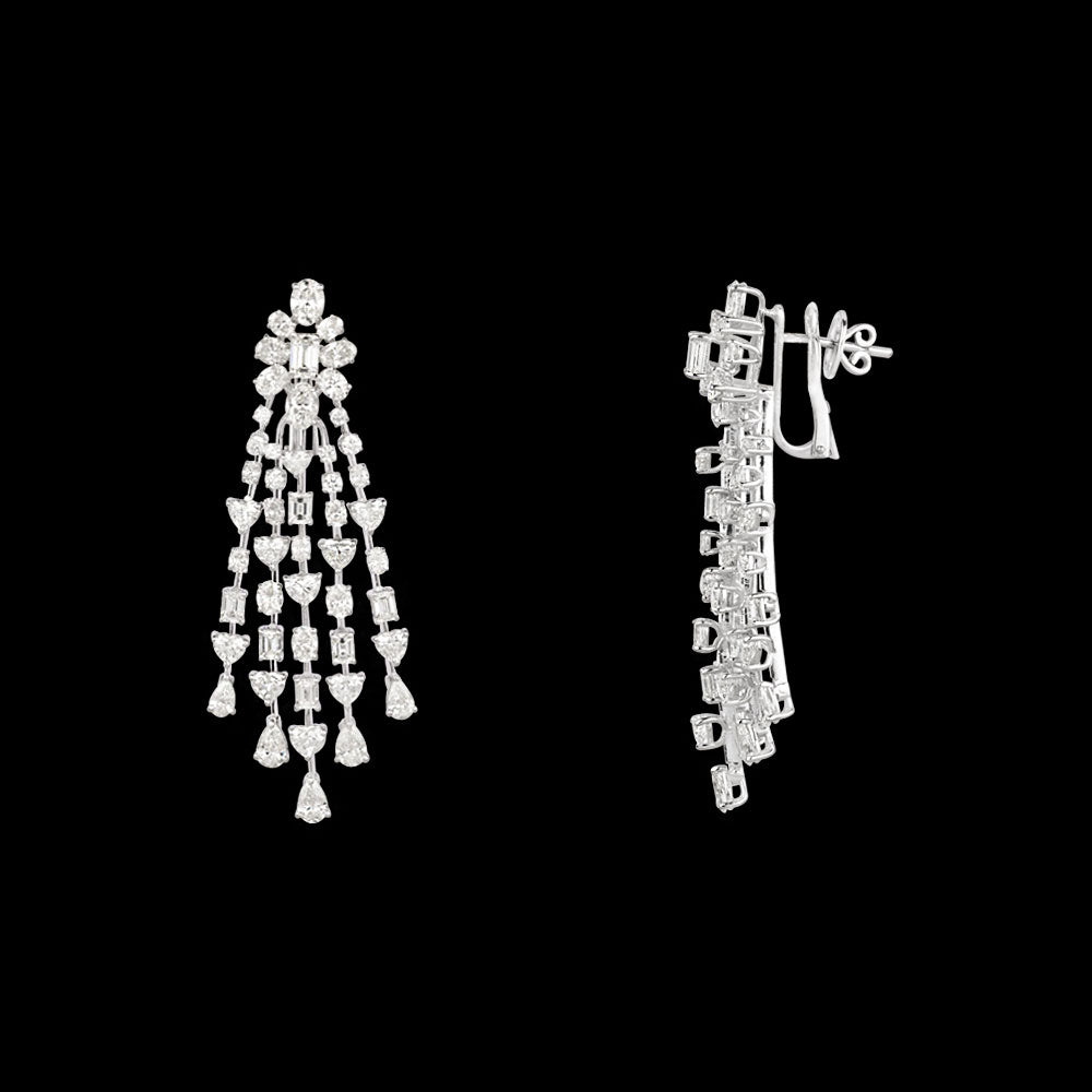 14K White Gold Diamond Jewellery - 17.426ct VVS-VS-HI