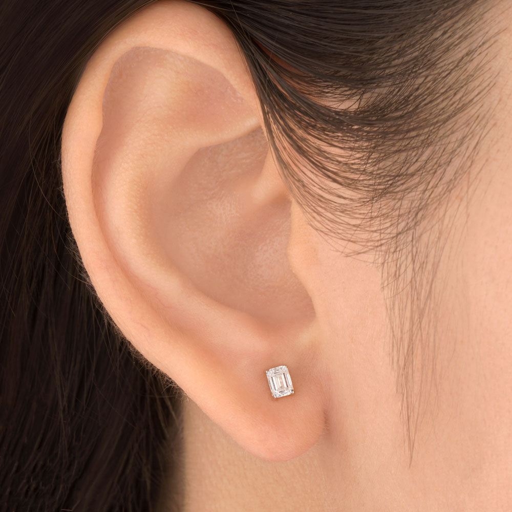 14K Yellow Gold Diamond Earrings - 0.38ct VVS-FG