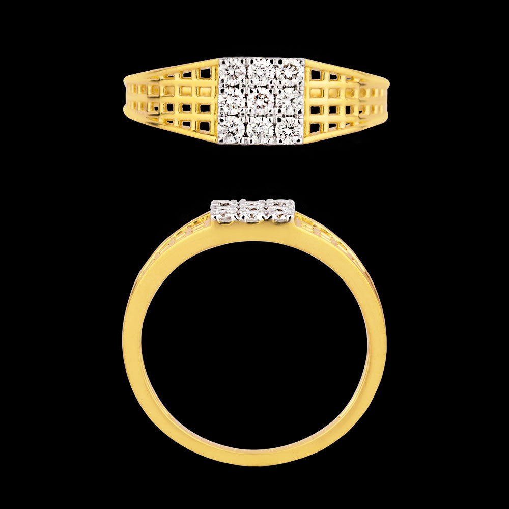 18K Yellow Gold Diamond Jewellery - 0.38ct VVS-VS-HI