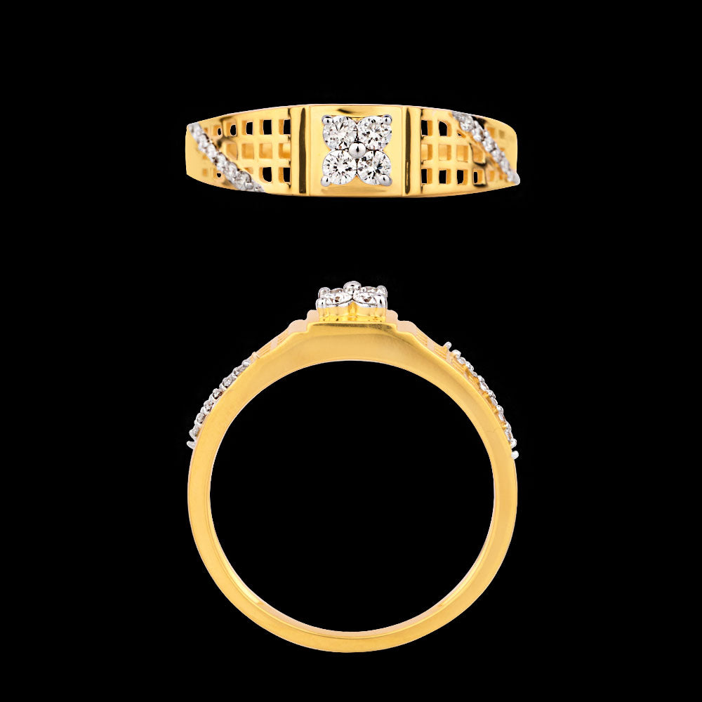 18K Yellow Gold Diamond Jewellery - 0.23ct VVS-VS-HI