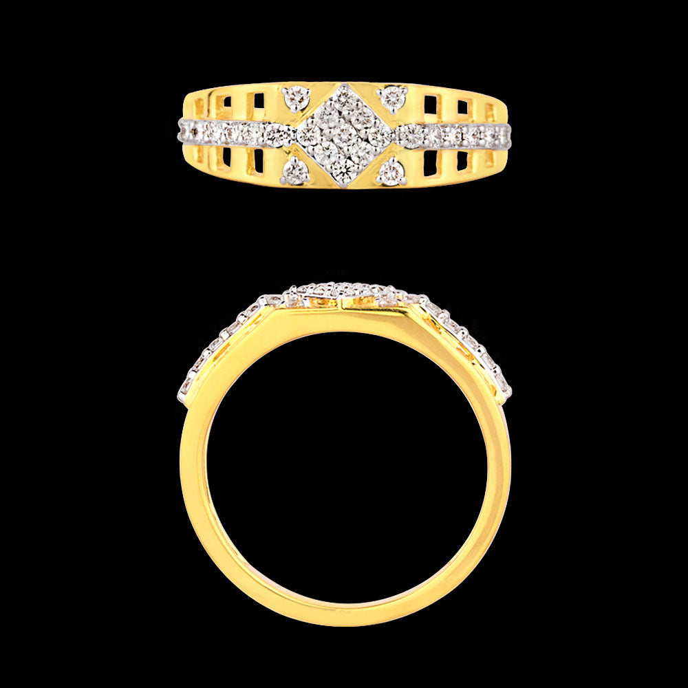 18K Yellow Gold Diamond Jewellery - 0.41ct VVS-VS-GH