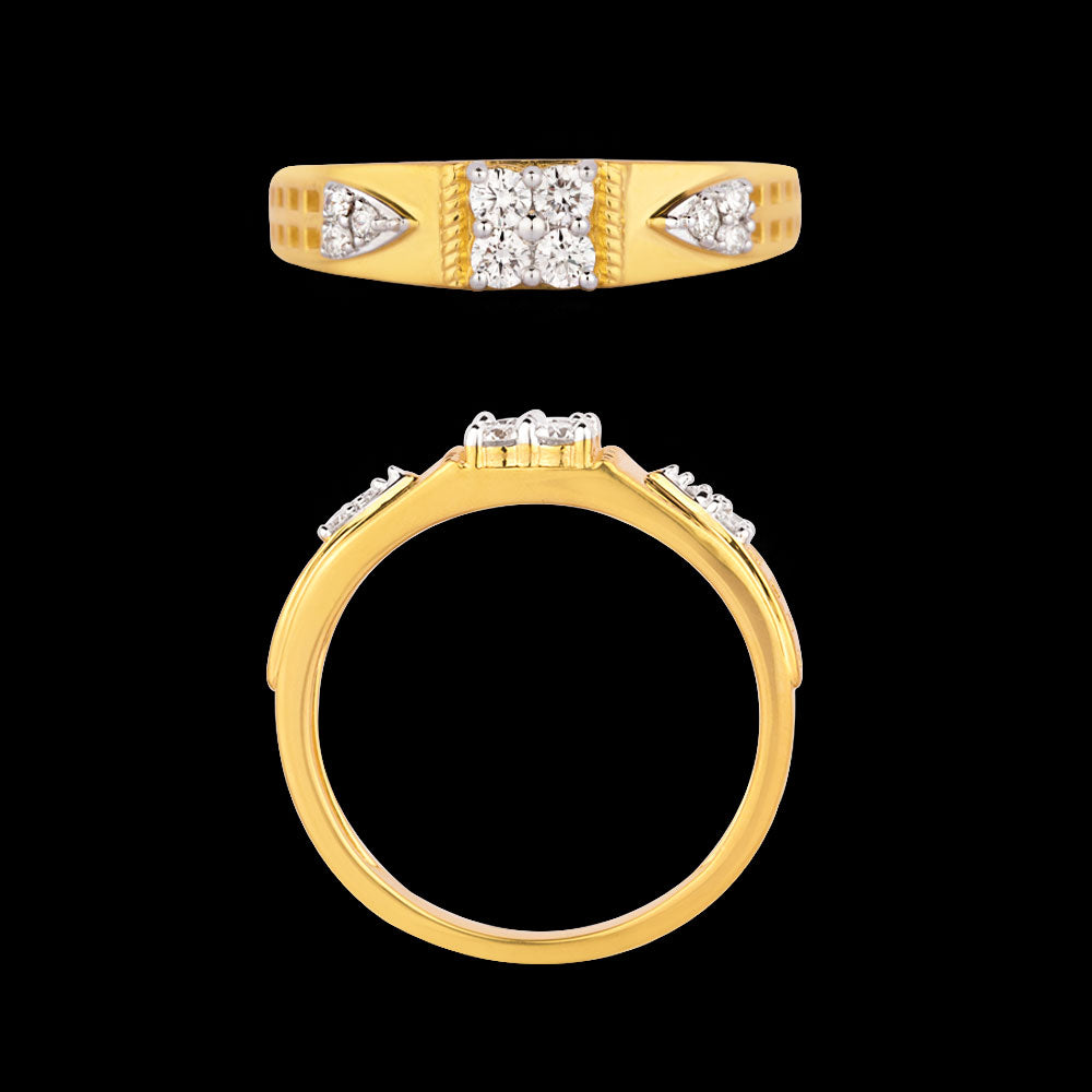 18K Yellow Gold Diamond Jewellery - 0.35ct VVS-VS-GH