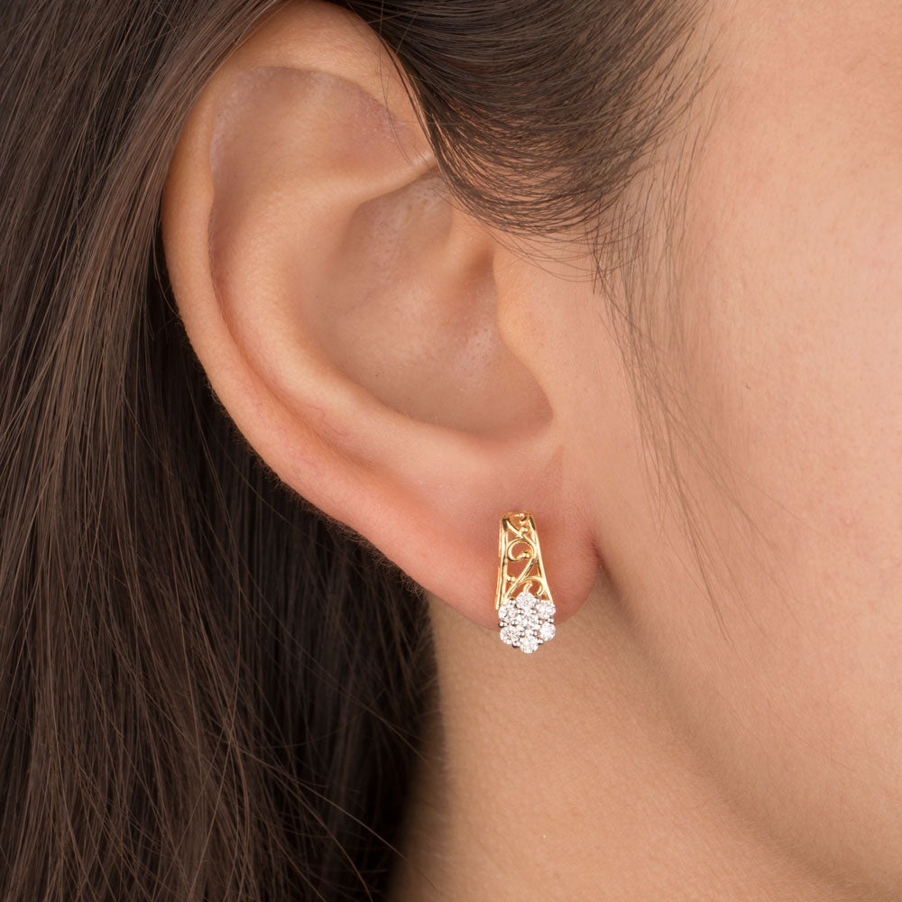 18K Yellow Gold Diamond Jewellery - 0.327ct VS-SI-GH
