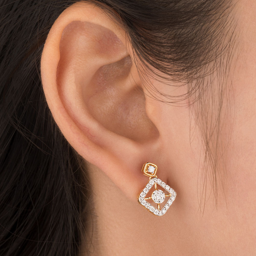 18K Yellow Gold Diamond Jewellery - 0.609ct VS-SI-GH