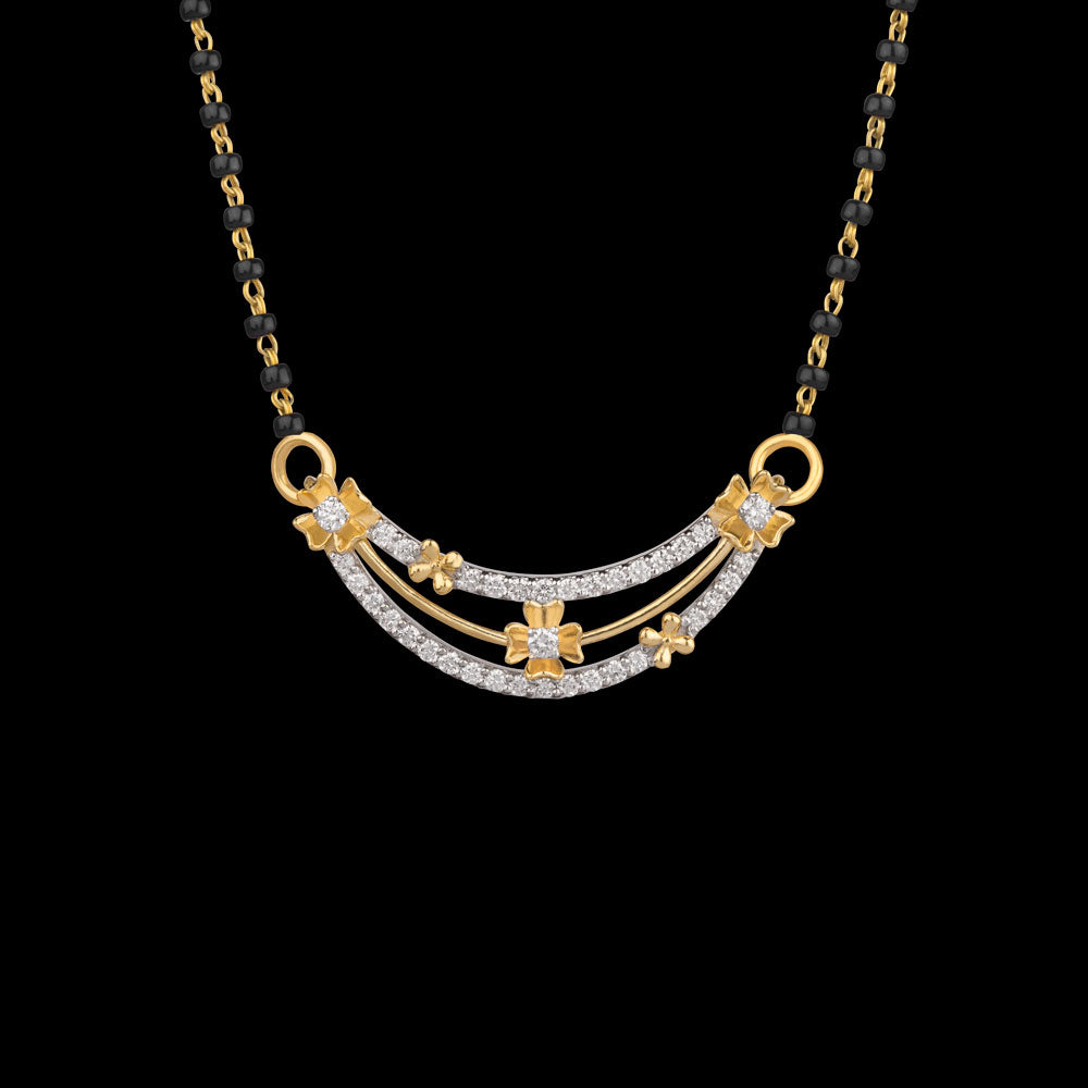 18K Yellow Gold Diamond Tanmaniya - 0.389ct VVS-VS-EF
