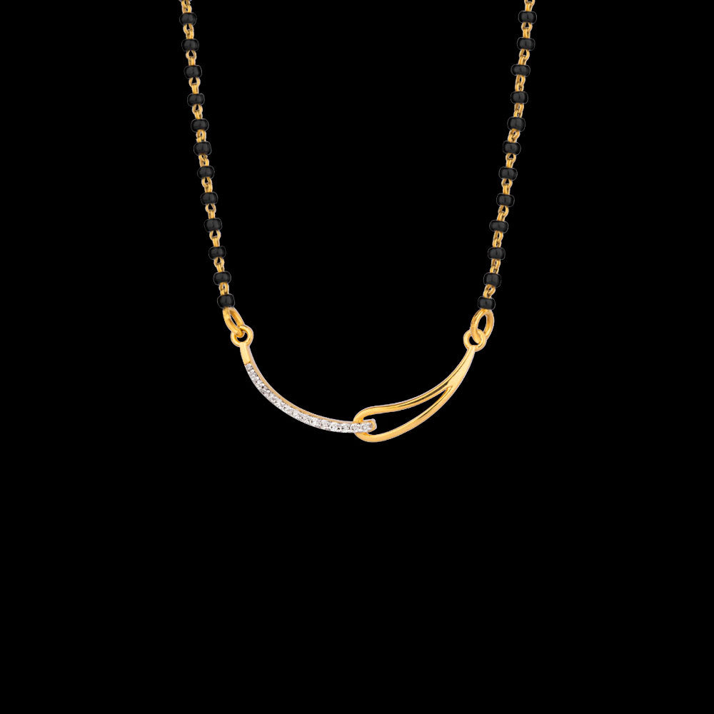 14K Yellow Gold Diamond Tanmaniya - 0.089ct VVS-VS-IJ
