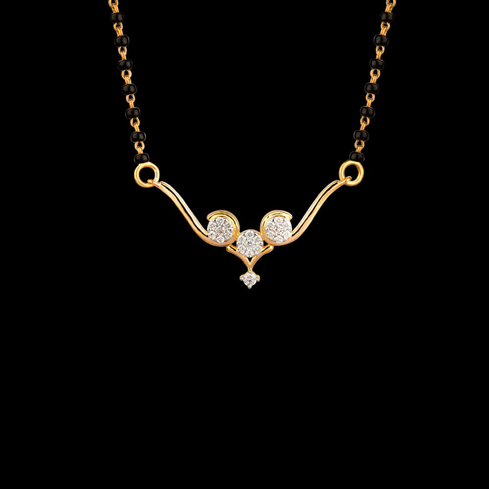 14K Two Tone Gold Diamond Tanmaniya - 0.27ct SI-GH